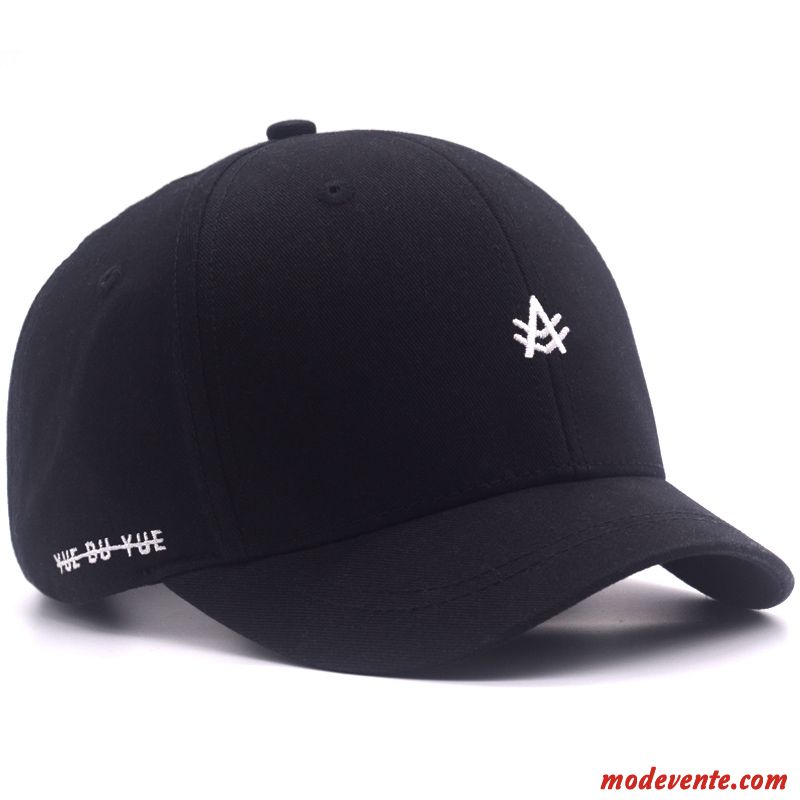 Chapeau Homme Jeunesse Tendance Casquette All-match Mode Le Nouveau Blanc Noir
