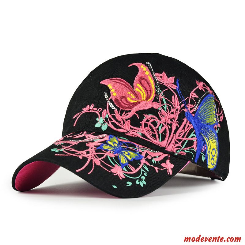 Chapeau Homme L'automne Casquette De Baseball Crème Solaire Brodé Tendance Été Noir