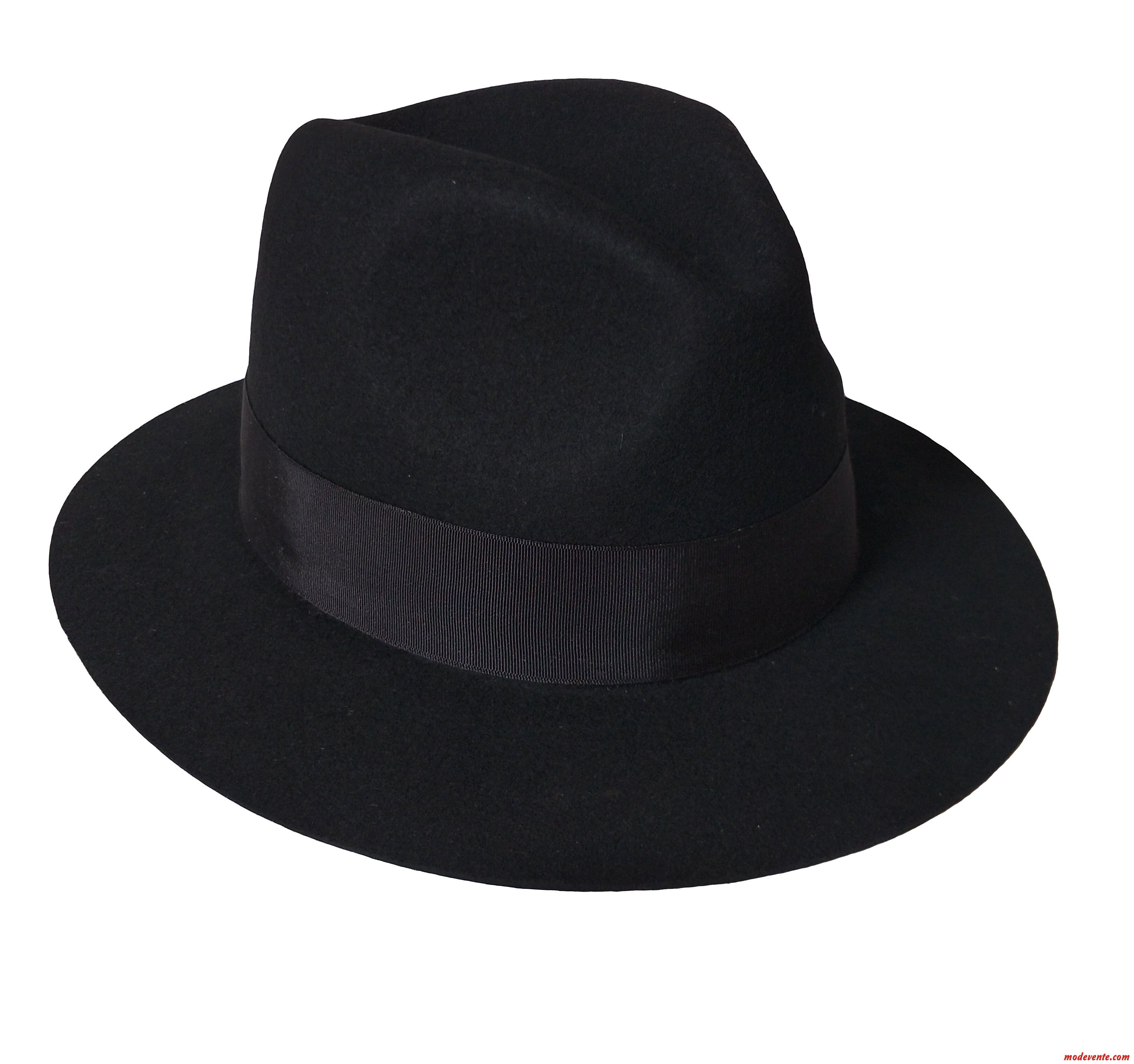 Chapeau Homme La Laine Hiver Printemps Le Jazz L'automne Noir