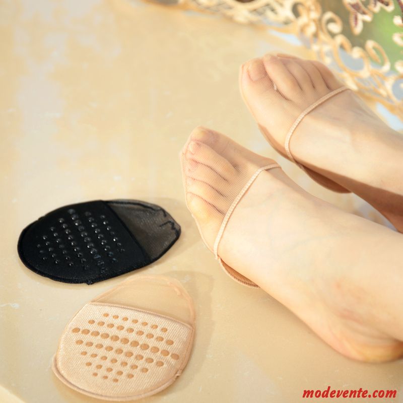 Chaussette Femme Chaussette Courte Chaussette Basse Coupée Invisible Antidérapant Clair