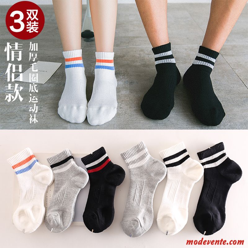 Chaussette Homme Amoureux Serviette Courir Réseau Plus Épais Chaussette Courte