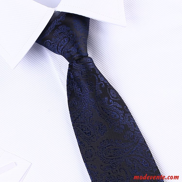 Cravate Homme Fermeture Éclair Entreprise Carrière Vêtements De Cérémonie Bleu Blanc Argent