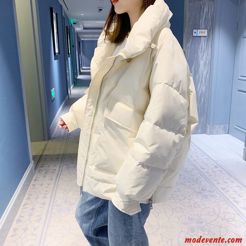 Doudoune Femme Manteau Court Hiver Ente Unten Lumière Tendance Blanc