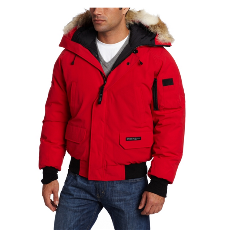 Doudoune Homme Mode Manteau Chauds De Plein Air Gros Imperméable Rouge