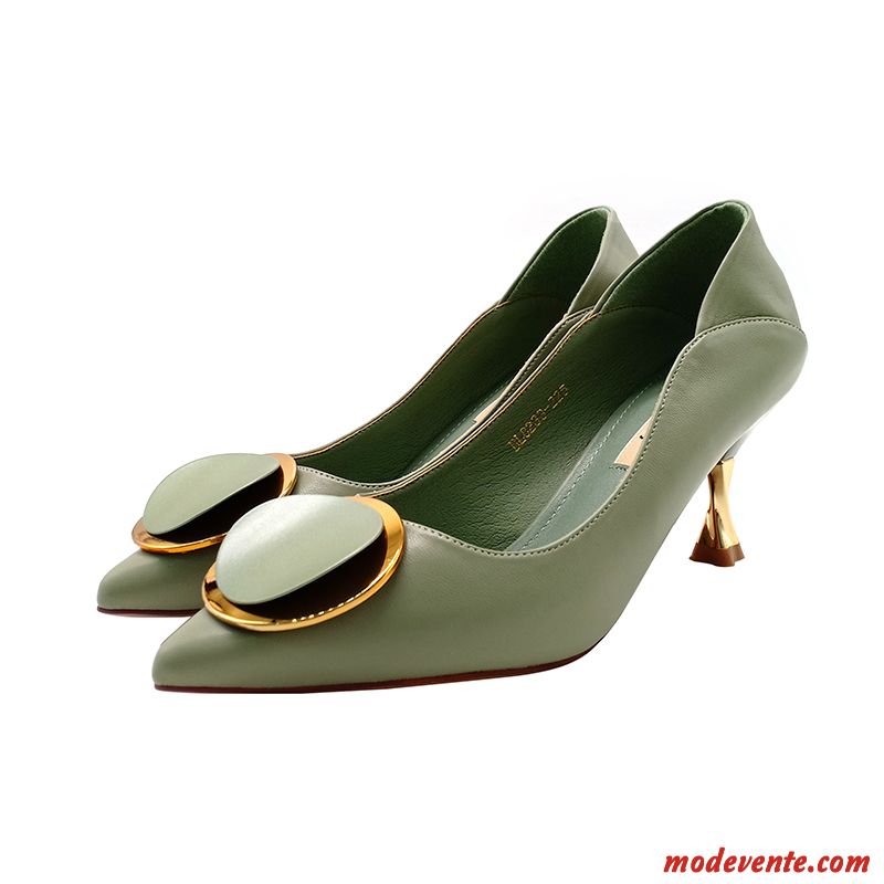 Escarpins Femme Minces Mesh Pointe Pointue Derbies Tous Les Assortis Rouge Vert Clair