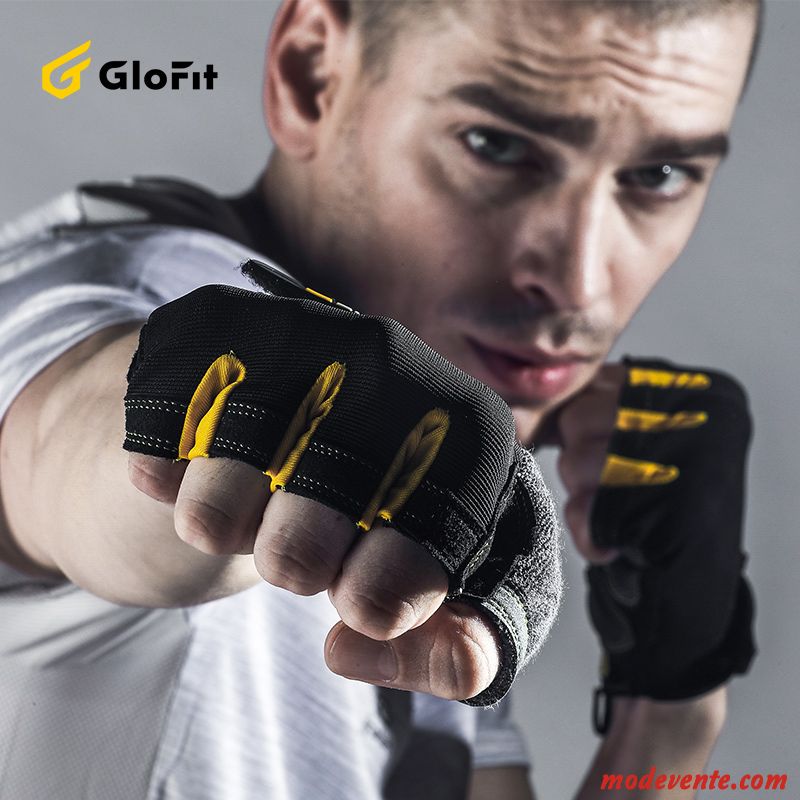 Gants Homme Haltères Gym Instrument Sport Exercice Résistant À L'usure Noir