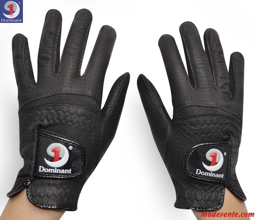 Gants Homme Respirant Peau De Mouton Authentique Noir