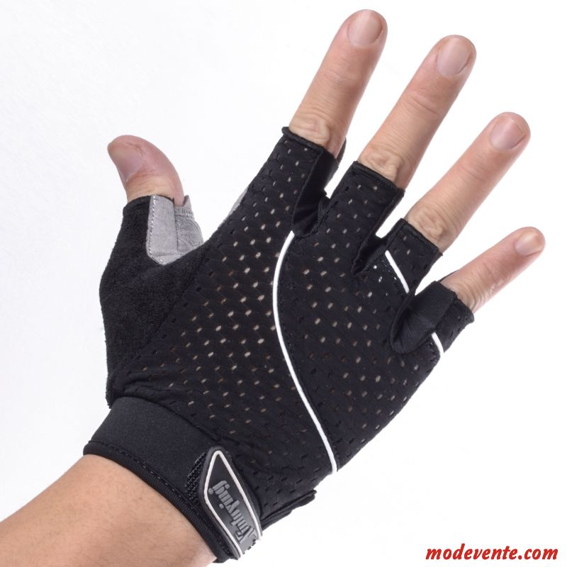 Gants Homme Sport Exercice Femme Été Entraînement Aptitude Noir