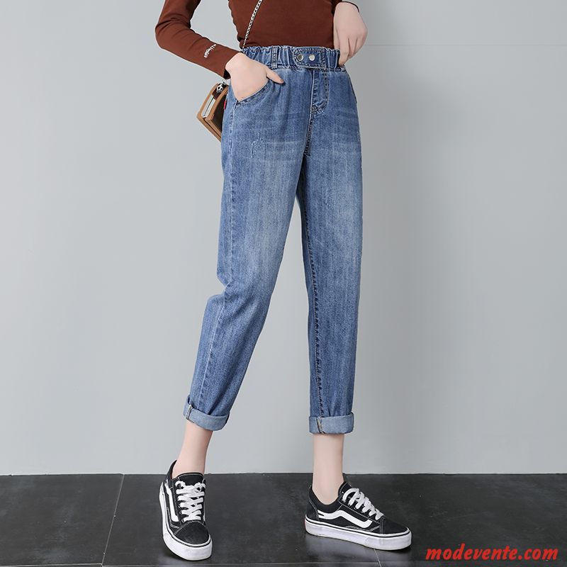 Jeans Femme Harlan Printemps Haute Cintrée Baggy Pantalon Rouge