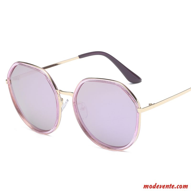 Lunettes De Soleil Femme Crème Solaire Ombre Le Nouveau Tendance Myopie Violet