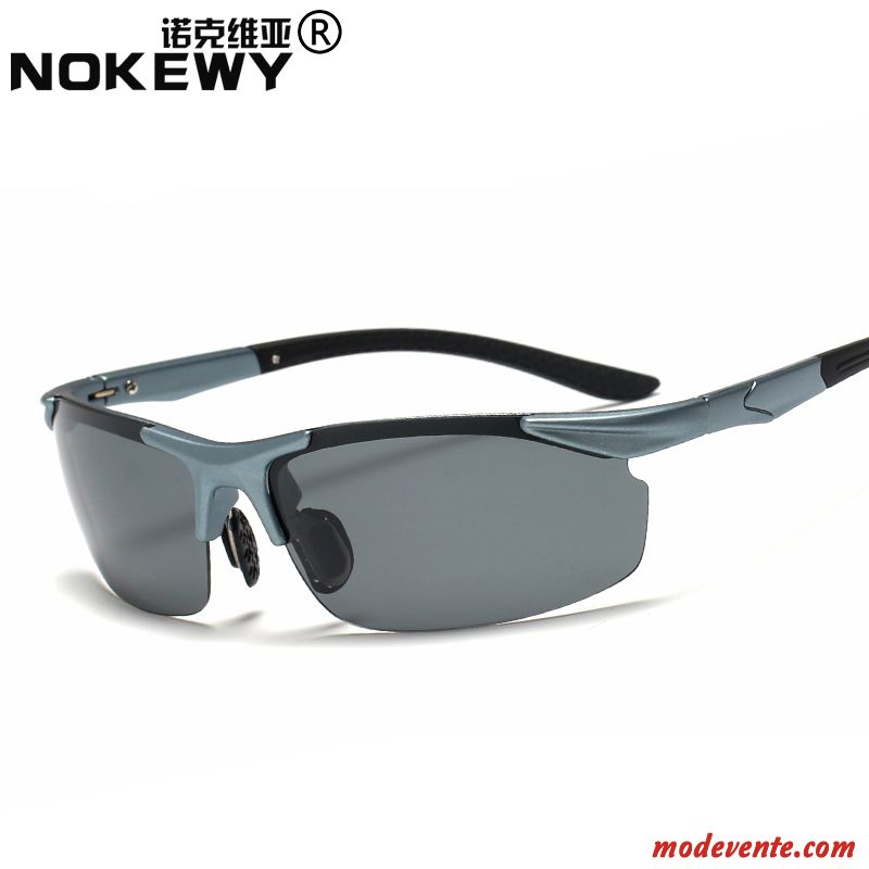 Lunettes De Soleil Homme Conduire Le Nouveau Pêche Tendance Sport Polarisant Noir Gris