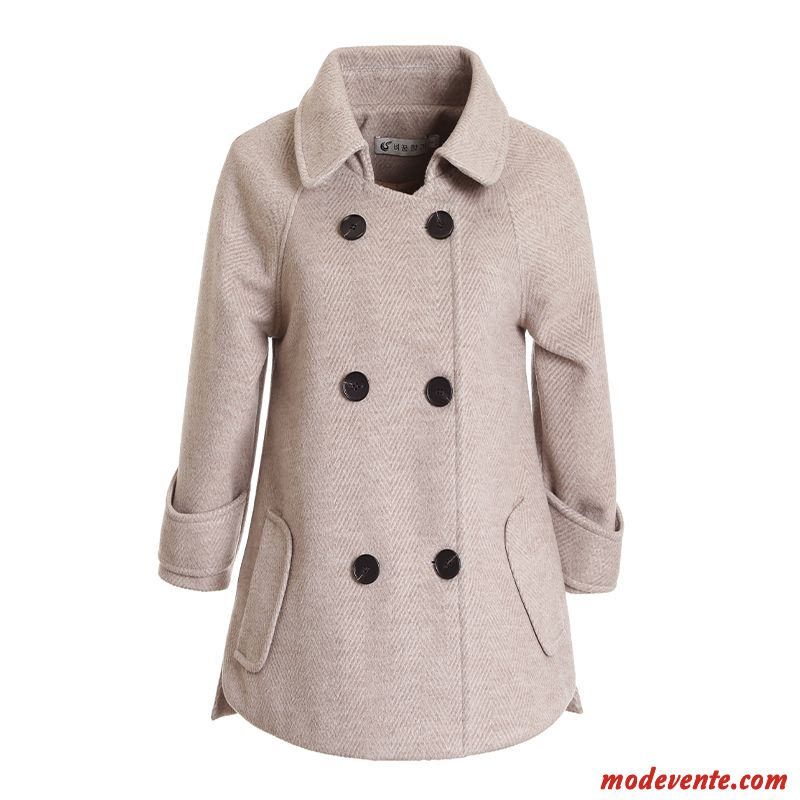 Manteau Femme Coton Gros Tissu De Laine