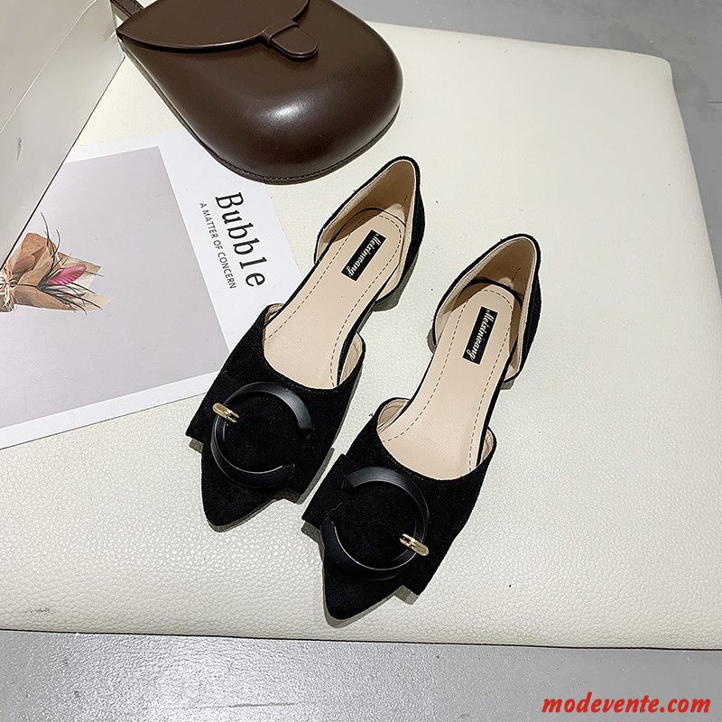 Mocassins Femme Tous Les Assortis Fille Derbies Confortable Plates Printemps Noir Clair