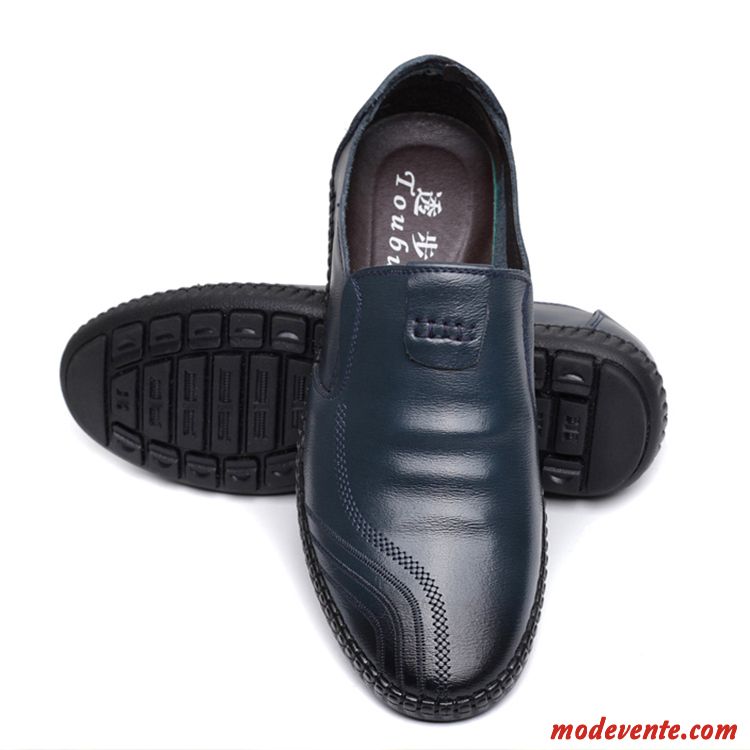 Mocassins Homme Décontractée Slip-on Bleu