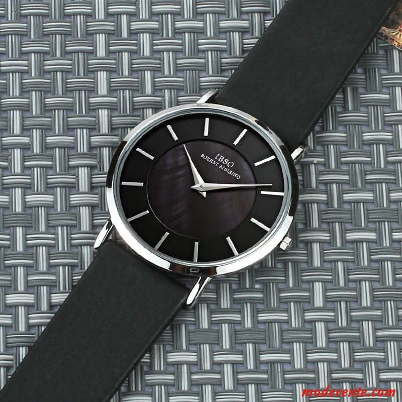 Montre Homme Montre À Bracelet Ceinture Loisir Mode Étanche Tendance