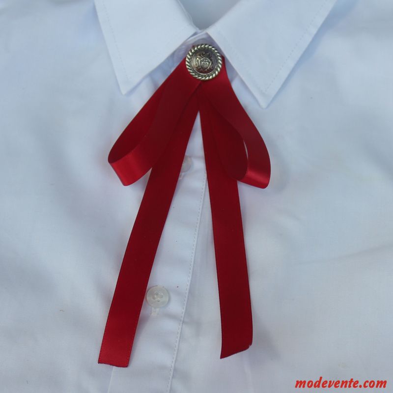 Nœud Papillon Femme Arc Université Cravate Vêtements De Cérémonie Recevoir Des Fleurs Corsage Bleu Rouge
