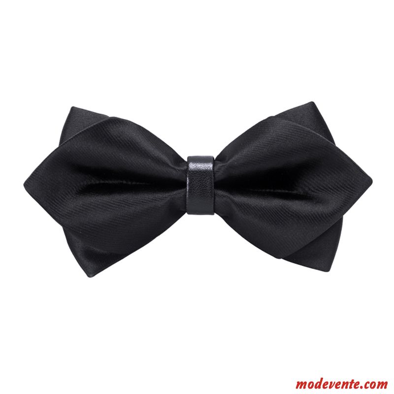 Nœud Papillon Homme Meilleur Homme Costume Arc Le Marié Chemise Femme Noir