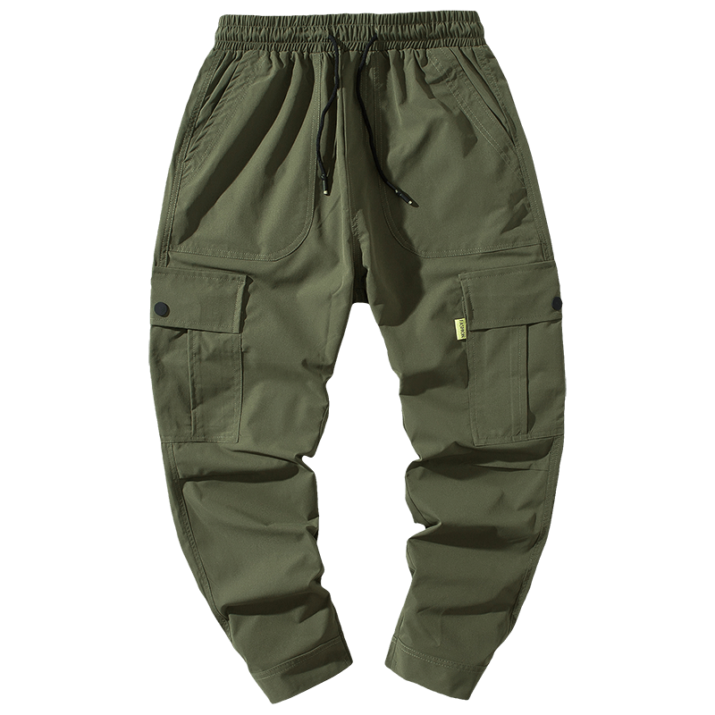 Pantalon Cargo Homme Collants Harlan Légère Serrés Été Baggy Vert