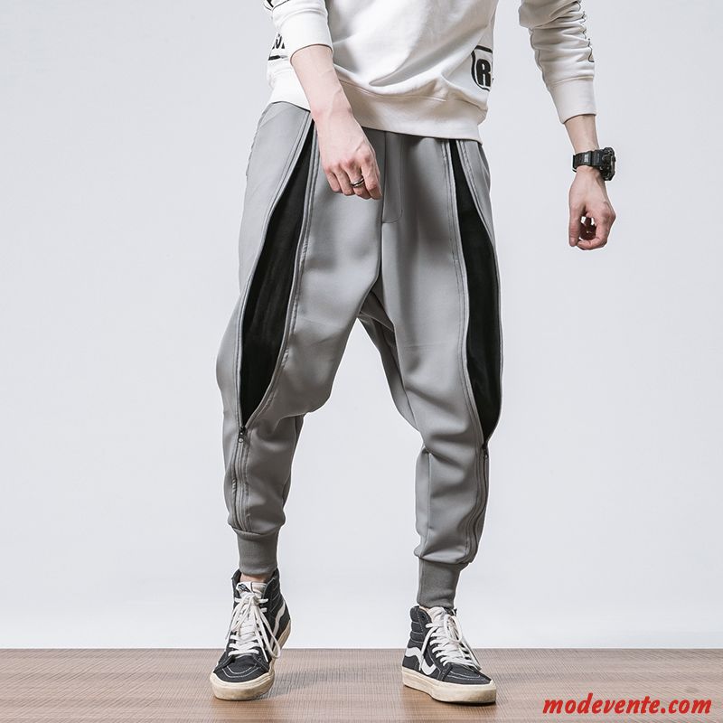 Pantalon Homme Baggy Pantalons Les Pantalons De Survêtement Harlan L'automne Tendance Gris