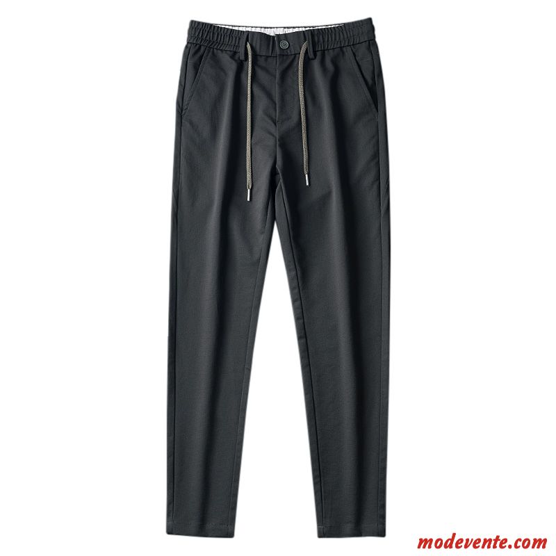 Pantalon Homme Âge Moyen Pantalons L'automne Harlan Les Pantalons De Survêtement Extensible Noir