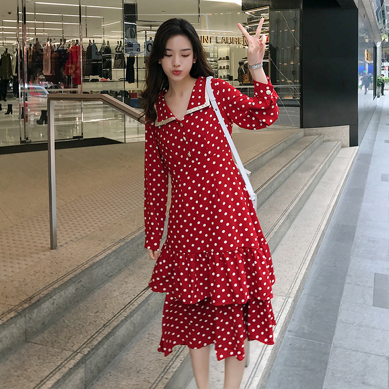 Robes Femme Nervurées Ultra Printemps Rétro Rouge