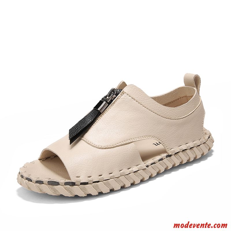 Sandales Homme Antidérapant Plage Personnalité Tendance Tongs Chaussons Été