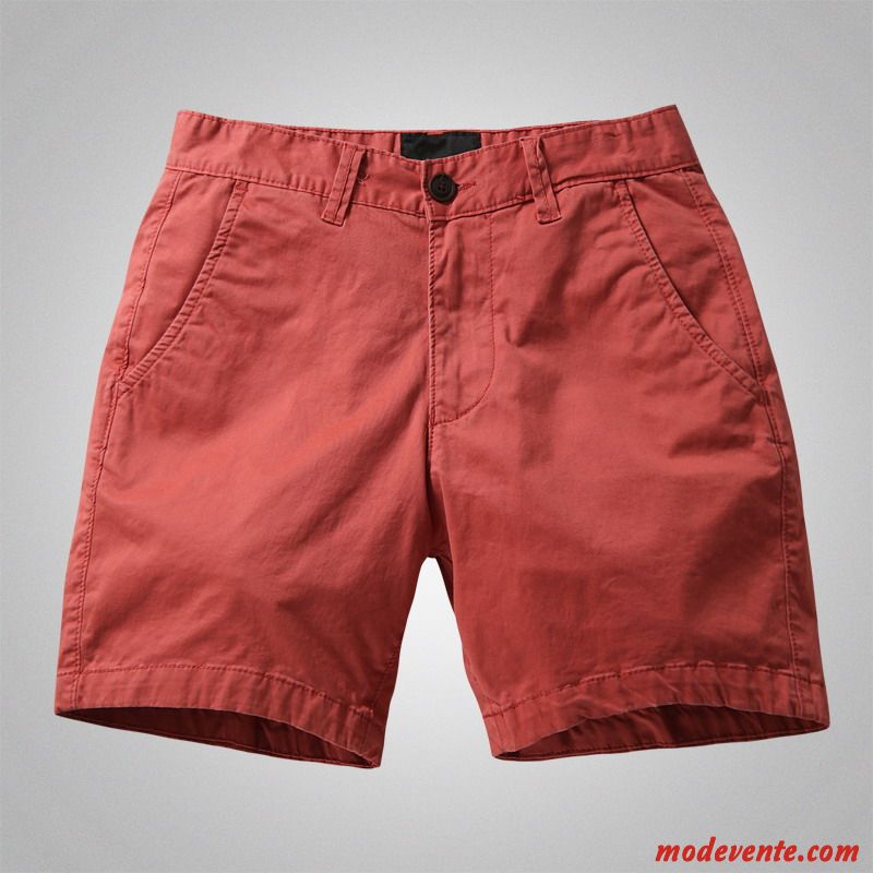 Shorts Homme Plage Décontractée Pantalon Cargo Extensible Tendance Beaucoup Coloré Rouge Rose