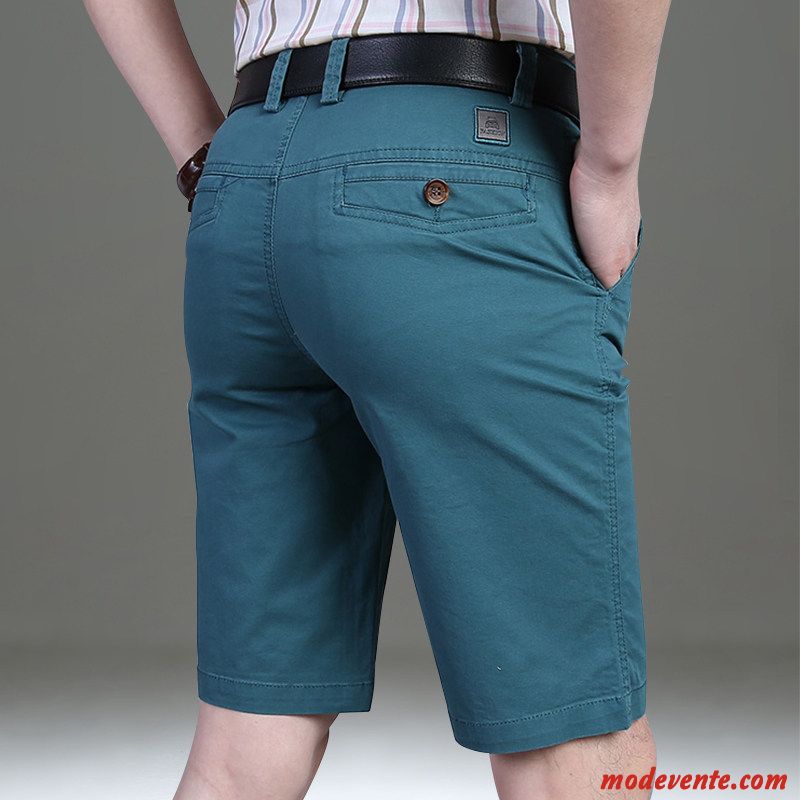 Shorts Homme Été Mode Pantalons Septième Pantalon Jeunesse Middle Waisted Vert
