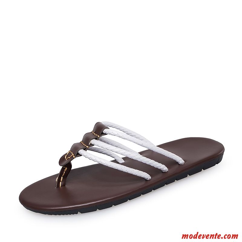 Tongs Homme Chaussons Été Parfait Tendance Plage Lavande