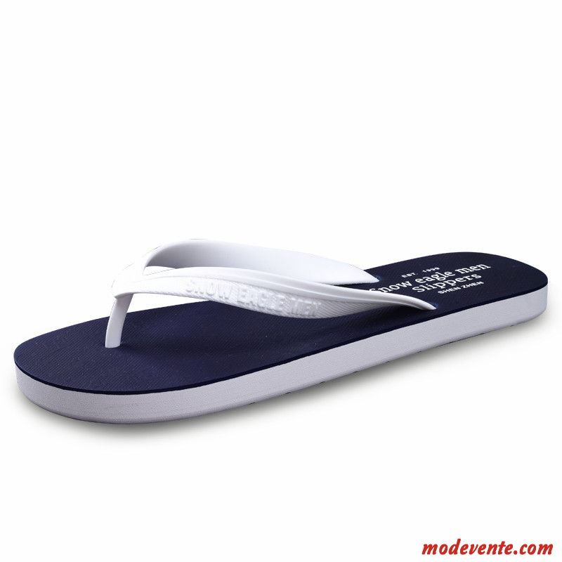 Tongs Homme Plage Loisir De Plein Air Chaussons Antidérapant Blé Soldes