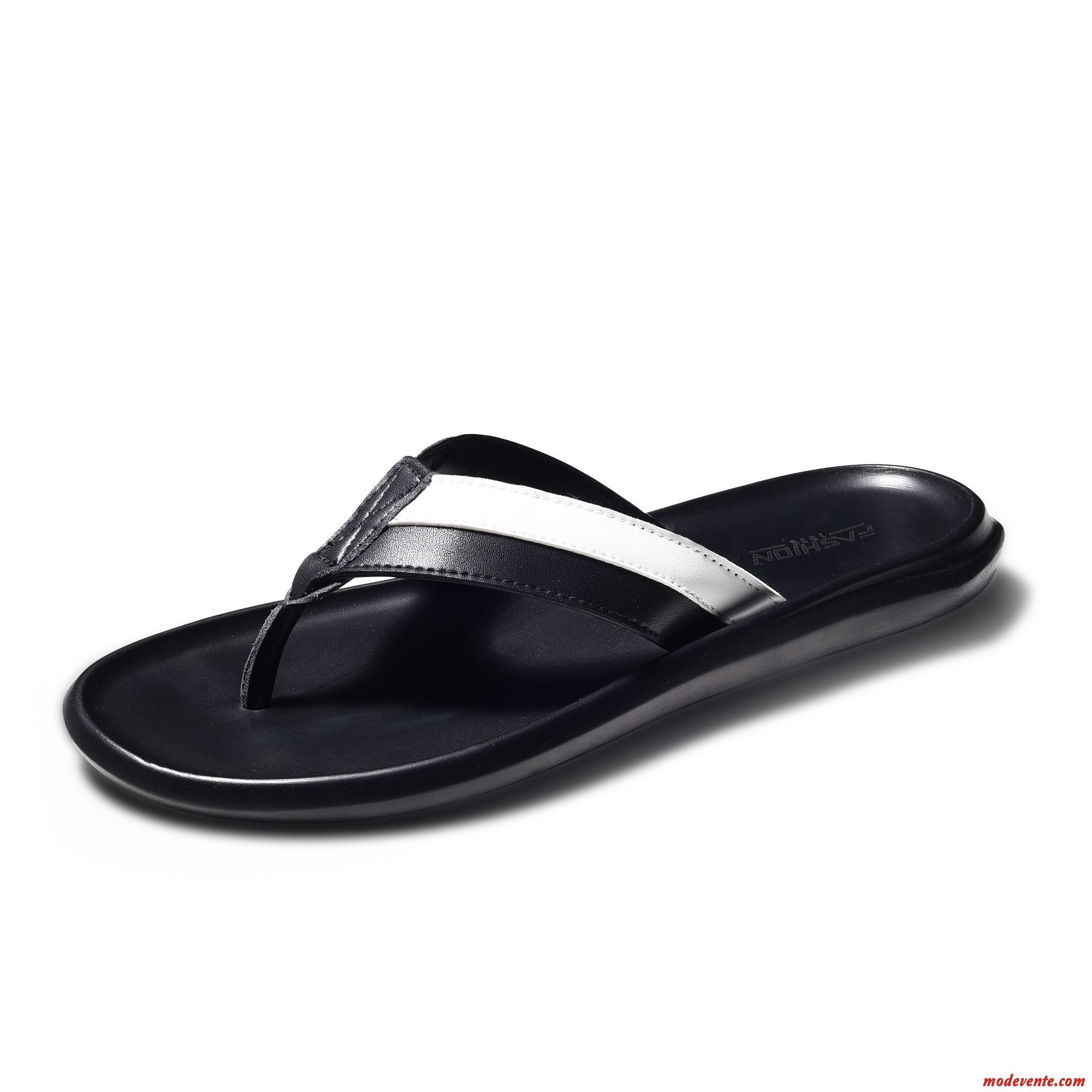 Tongs Homme Plage Mode Décontractée Tongs Chaussons Été Tendance Noir