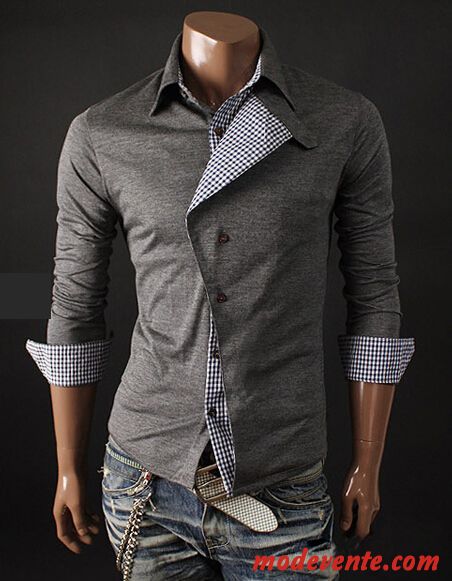 Vente En Gros Nouveau Item Mâle Manteau Pour La Vente Stand Collier Manches Longues Plaid Affaires Occasion Handsome Wear