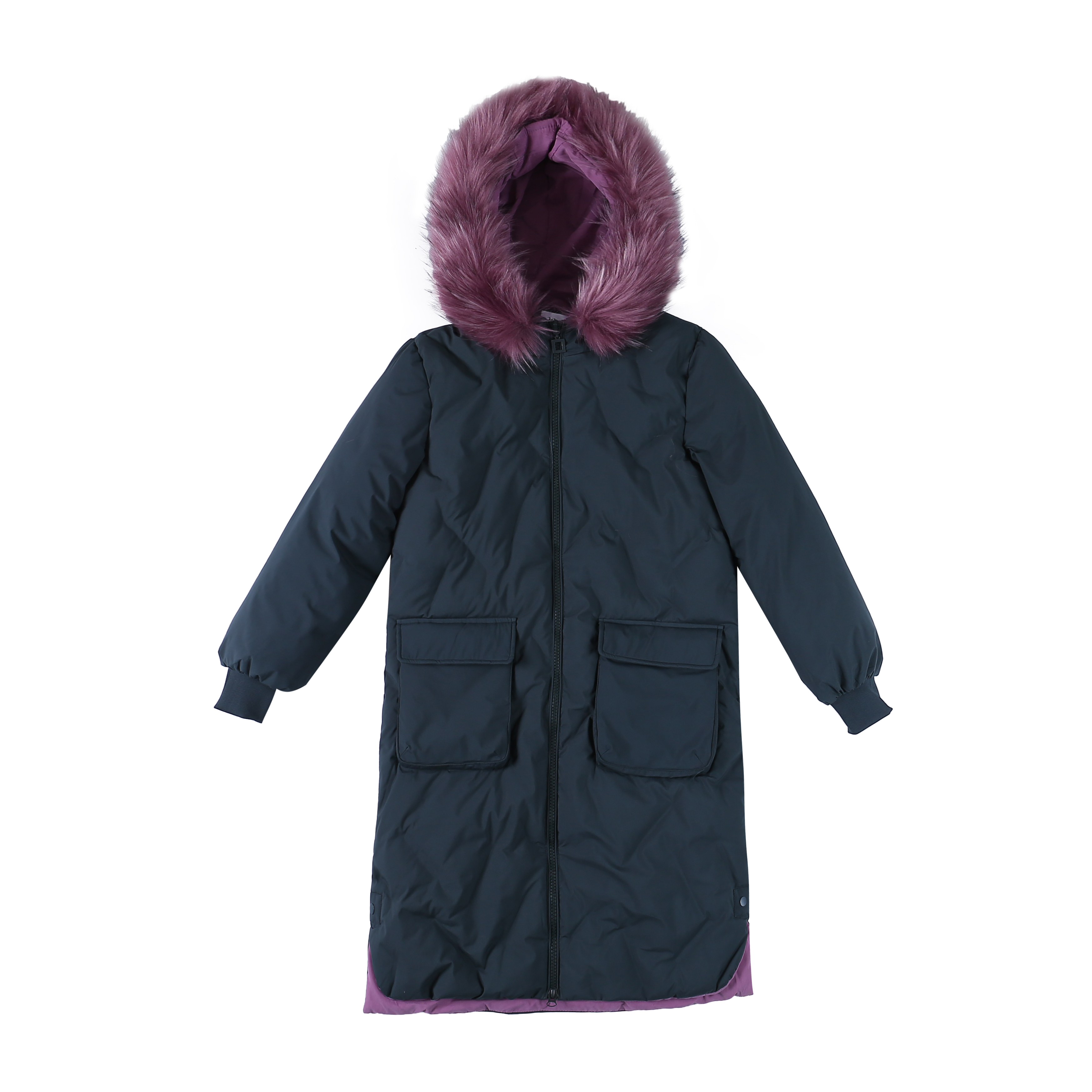 Veste En Coton Femme Hiver Baggy Vêtements Matelassé Fourrure Duvet Manteau Grande Taille Noir