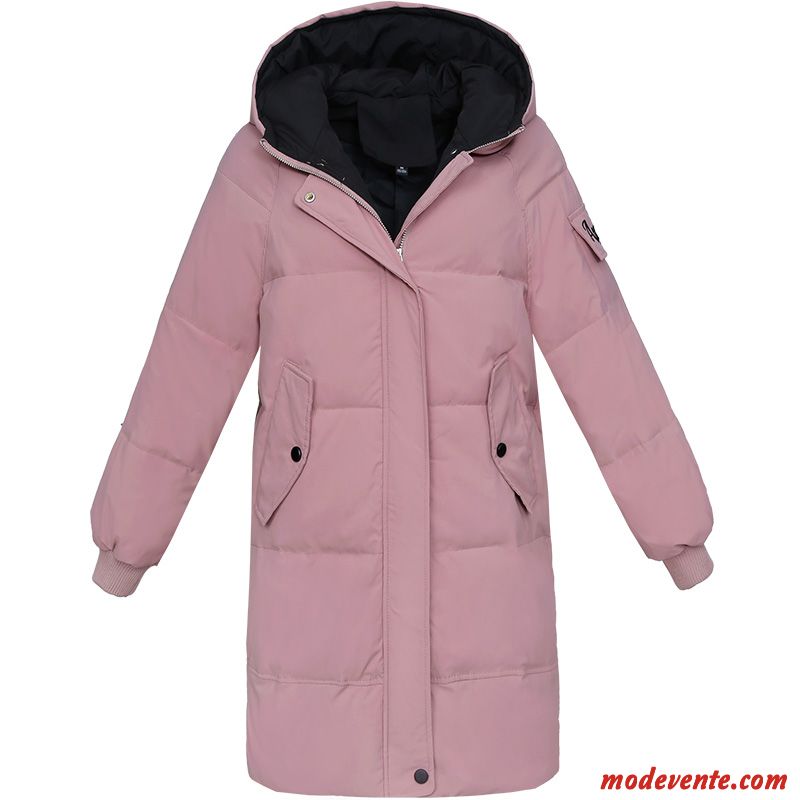 Veste En Coton Femme Tendance Vêtements Matelassé Vêtements D'hiver La Mode Épaissir Matelassée Rose