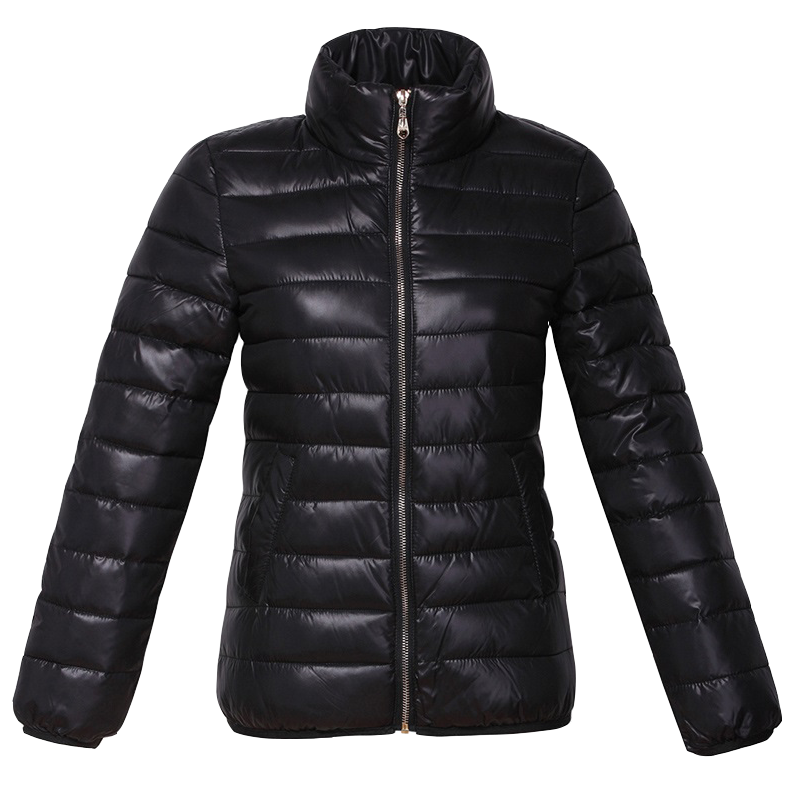 Veste En Coton Femme Vêtements Matelassé Clearance À Vendre Col Mandarin Matelassée Manteau Vêtements D'hiver Noir