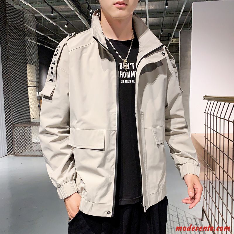 Veste Homme Cargo Camouflage Décontractée L'automne Printemps Tendance