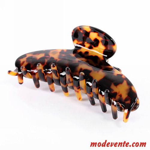 Épingle À Cheveux Femme Adulte Ultra Poignées Grand Ornements De Cheveux Leopard Jaune