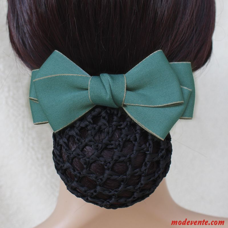 Épingle À Cheveux Femme Infirmière Ornements De Cheveux Couleur Original Poche Nette Réseau Bleu Vert Argent