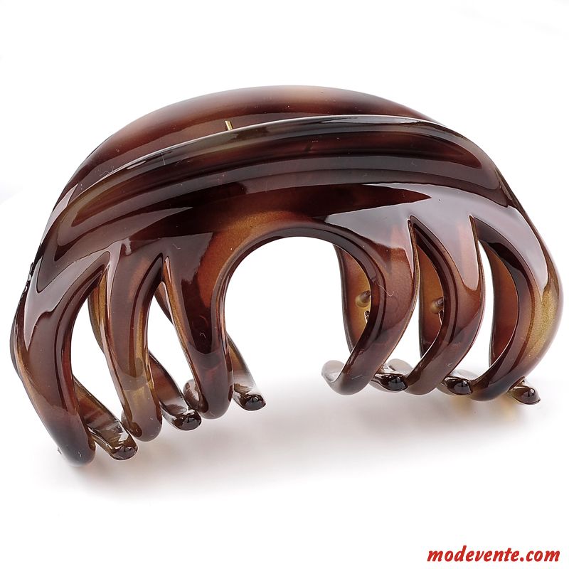 Épingle À Cheveux Femme Pan Head Grand Adulte Poignées Prendre Un Bain Petit Marron